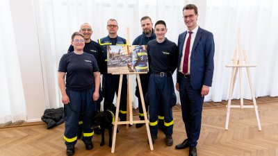 Ministerpräsident Wüst dankt nordrhein-westfälischen Helfern für Erdbebeneinsatz in der Türkei und Syrien