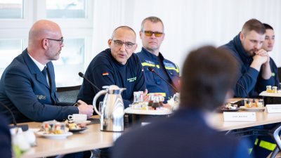 Ministerpräsident Wüst dankt nordrhein-westfälischen Helfern für Erdbebeneinsatz in der Türkei und Syrien