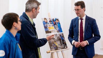 Ministerpräsident Wüst dankt nordrhein-westfälischen Helfern für Erdbebeneinsatz in der Türkei und Syrien