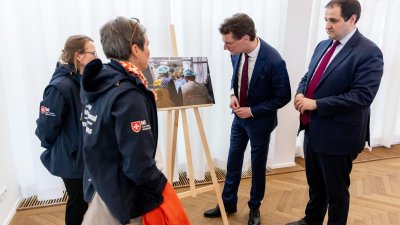 Ministerpräsident Wüst dankt nordrhein-westfälischen Helfern für Erdbebeneinsatz in der Türkei und Syrien