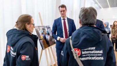 Ministerpräsident Wüst dankt nordrhein-westfälischen Helfern für Erdbebeneinsatz in der Türkei und Syrien