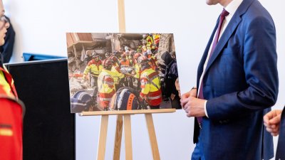 Ministerpräsident Wüst dankt nordrhein-westfälischen Helfern für Erdbebeneinsatz in der Türkei und Syrien