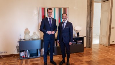 Ministerpräsident Hendrik Wüst reist nach Rom