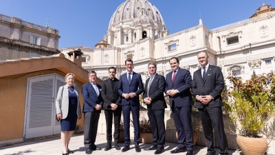 Ministerpräsident Hendrik Wüst reist nach Rom