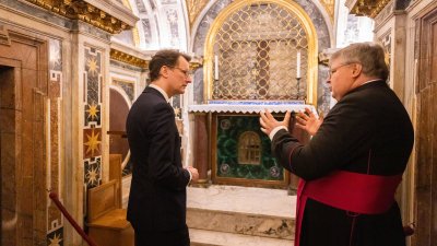 Ministerpräsident Hendrik Wüst reist nach Rom