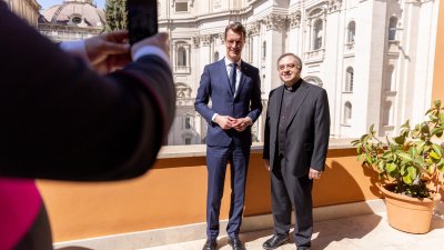 Ministerpräsident Hendrik Wüst reist nach Rom