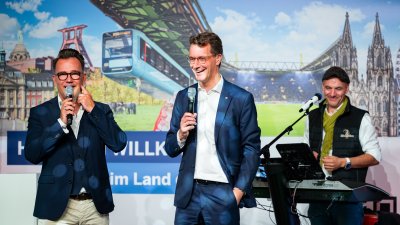 NRW-Landesmeile auf dem Tag der Deutschen Einheit in Hamburg