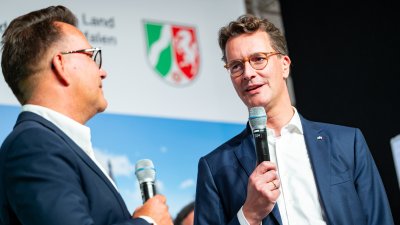 NRW-Landesmeile auf dem Tag der Deutschen Einheit in Hamburg