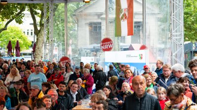 NRW-Landesmeile auf dem Tag der Deutschen Einheit in Hamburg