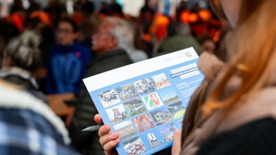 NRW-Landesmeile auf dem Tag der Deutschen Einheit in Hamburg