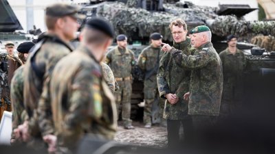 Besuch des deutschen Bundeswehr-Kontingents in Rukla