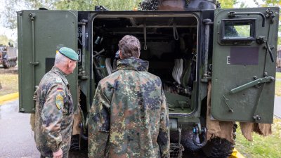 Besuch des deutschen Bundeswehr-Kontingents in Rukla