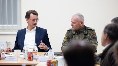 Besuch des deutschen Bundeswehr-Kontingents in Rukla