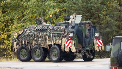 Besuch des deutschen Bundeswehr-Kontingents in Rukla