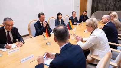 Politisches Gespräch mit der Premierministerin der Republik Litauen, Frau Ingrida Šimonytė