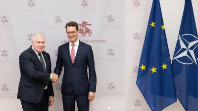 Gespräch mit dem Verteidigungsminister der Republik Litauen, Herrn Arvydas Anasauskas