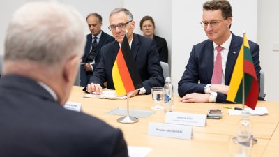 Gespräch mit dem Verteidigungsminister der Republik Litauen, Herrn Arvydas Anasauskas