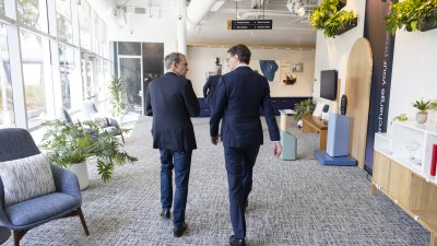 Ministerpräsident Wüst besucht Google im Silicon Valley