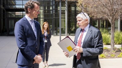 Ministerpräsident Wüst besucht die Stanford University im Süden von San Francisco