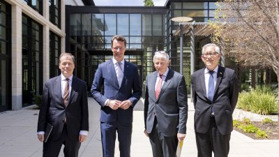 Ministerpräsident Wüst besucht die Stanford University im Süden von San Francisco