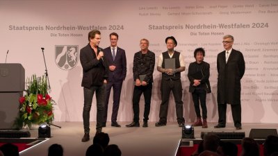Staatspreis des Landes Nordrhein-Westfalen an Die Toten Hosen verliehen