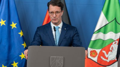 Pressekonferenz mit Spitzvertretern der nordrhein-westfälischen Industrie