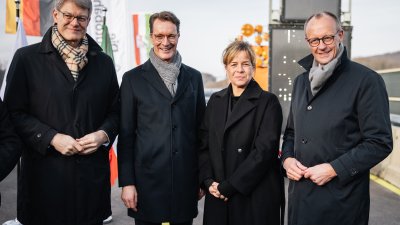 Vorzeitige Wiedereröffnung der A45-Talbrücke Rahmede setzt bundesweites Signal