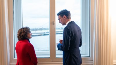 Ministerpräsident Wüst empfängt die Botschafterin von Kanada in Deutschland zum Antrittsbesuch