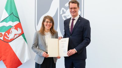 Verena Schäffer zur neuen Ministerin für Kinder, Jugend, Familie, Gleichstellung, Flucht und Integration ernannt
