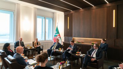 Amtsantritt von Alan Meltzer Charge d´Affaires (USA)