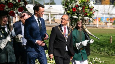 Ministerpräsident Wüst eröffnet Landesgartenschau Neuss