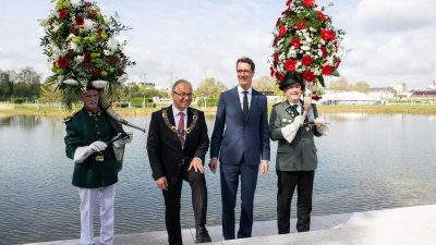 Ministerpräsident Wüst eröffnet Landesgartenschau Neuss