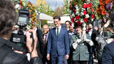 Ministerpräsident Wüst eröffnet Landesgartenschau Neuss