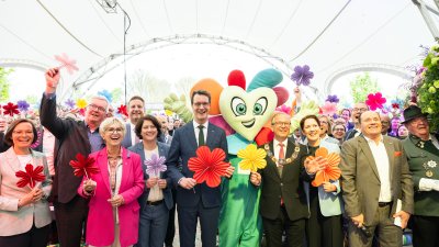 Ministerpräsident Wüst eröffnet Landesgartenschau Neuss