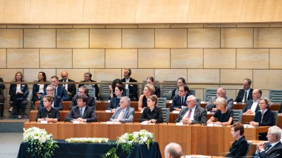 Fünf Jahre nach der Hochwasserkatastrophe: Gemeinsames Gedenken von Landtag und Landesregierung im Beisein von Bundespräsident Steinmeier 
