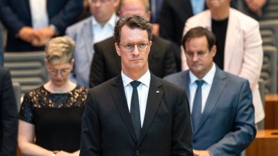 Fünf Jahre nach der Hochwasserkatastrophe: Gemeinsames Gedenken von Landtag und Landesregierung im Beisein von Bundespräsident Steinmeier
