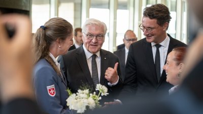 Fünf Jahre nach der Hochwasserkatastrophe: Gemeinsames Gedenken von Landtag und Landesregierung im Beisein von Bundespräsident Steinmeier