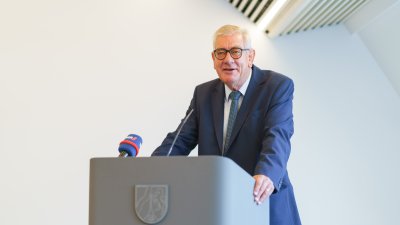 Pressekonferenzsituation