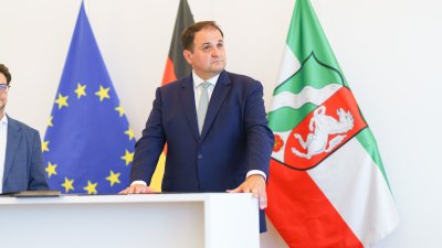 Pressekonferenzsituation