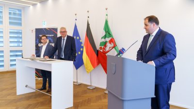 Pressekonferenzsituation