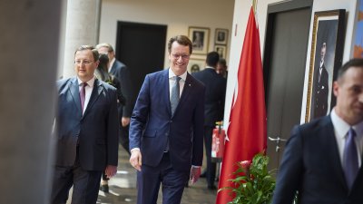 Ministerpräsident Wüst trifft den türkischen Außenminister Hakan Fidan