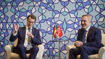 Ministerpräsident Wüst trifft den türkischen Außenminister Hakan Fidan