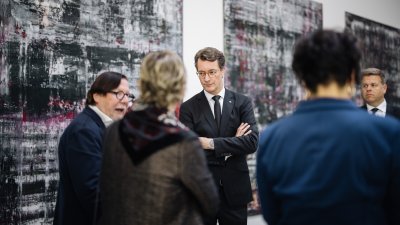 Ministerpräsident Wüst besucht die Internationale Jugendbegegnungsstätte (IJBS) in Oświęcim
