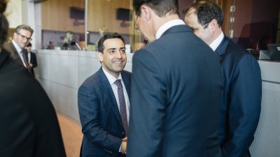 Stéphane Séjourné begrüßt MP Wüst