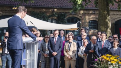 Ministerpräsident Hendrik Wüst empfängt Konsularisches Korps beim Sommerempfang in Warendorf