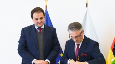 Ministerpräsident Hendrik Wüst empfängt den Botschafter der Republik Polen