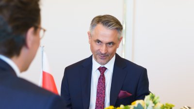Ministerpräsident Hendrik Wüst empfängt den Botschafter der Republik Polen