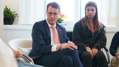 Girls & Boys Day: Schülerinnen und Schüler zu gast bei Ministerpräsident Hendrik Wüst