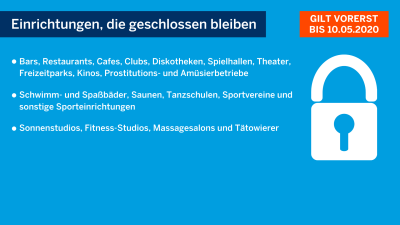 Neuregelungen ab 04.05.2020