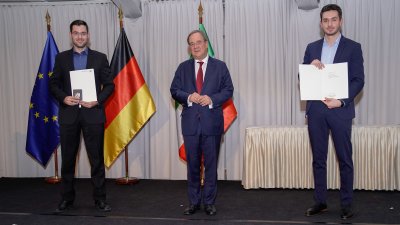 Vergabe der Rettungsmedaille des Landes Nordrhein-Westfalens